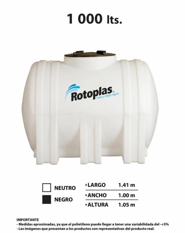Tanque Nodriza Rotoplas 1000 litros